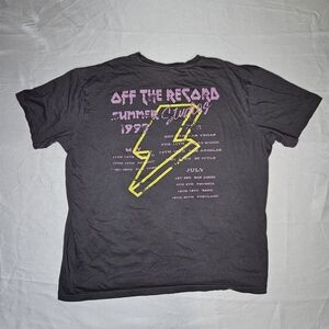Simpler Daze Tee‎ Shirt Mens XL Gray With Purple, Yellow Graphic Concert Tour